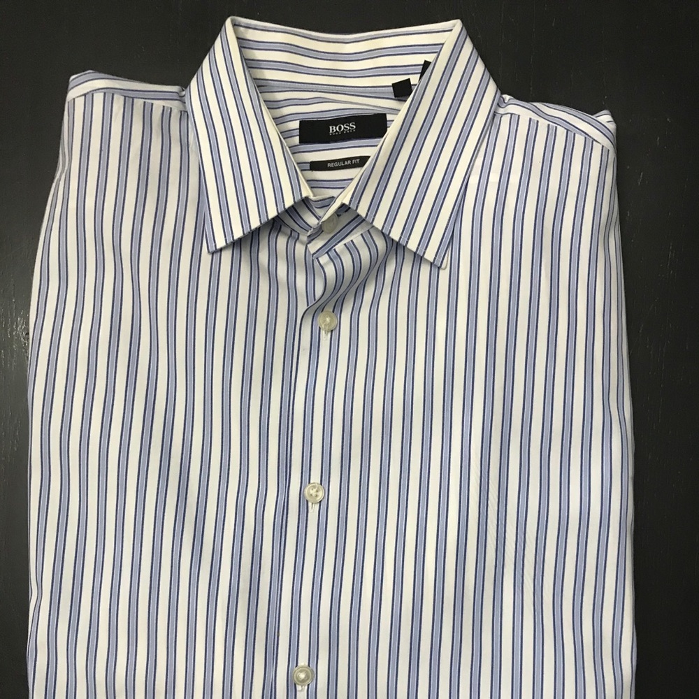 💥 💥 HUGO BOSS Button Down Long Sleeve Shirt - Picture 2 of 3